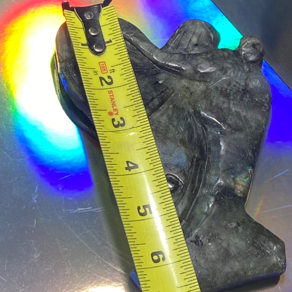 Natural Crystal Labradorite Quartz Butterfly Gems Goddess Healing Reiki 801g - Picture 3 of 7